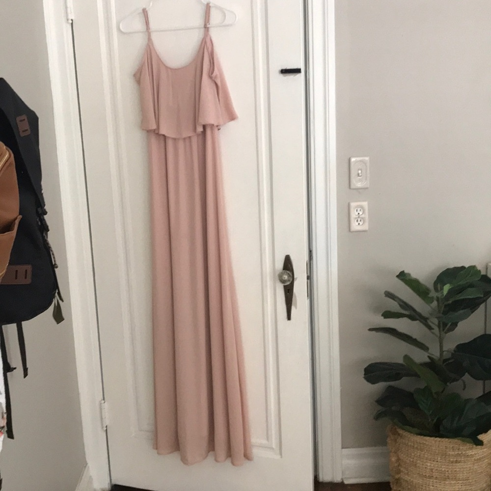 Show me your mumu dusty blush dress xs